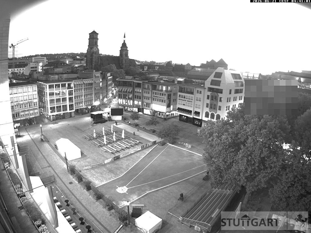 Archiv Foto Webcam Stuttgart: Marktplatz