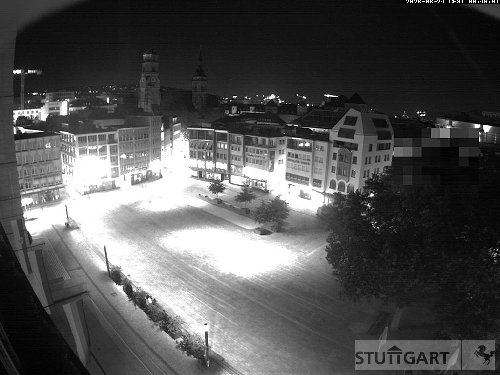Archiv Foto Webcam Stuttgart: Marktplatz