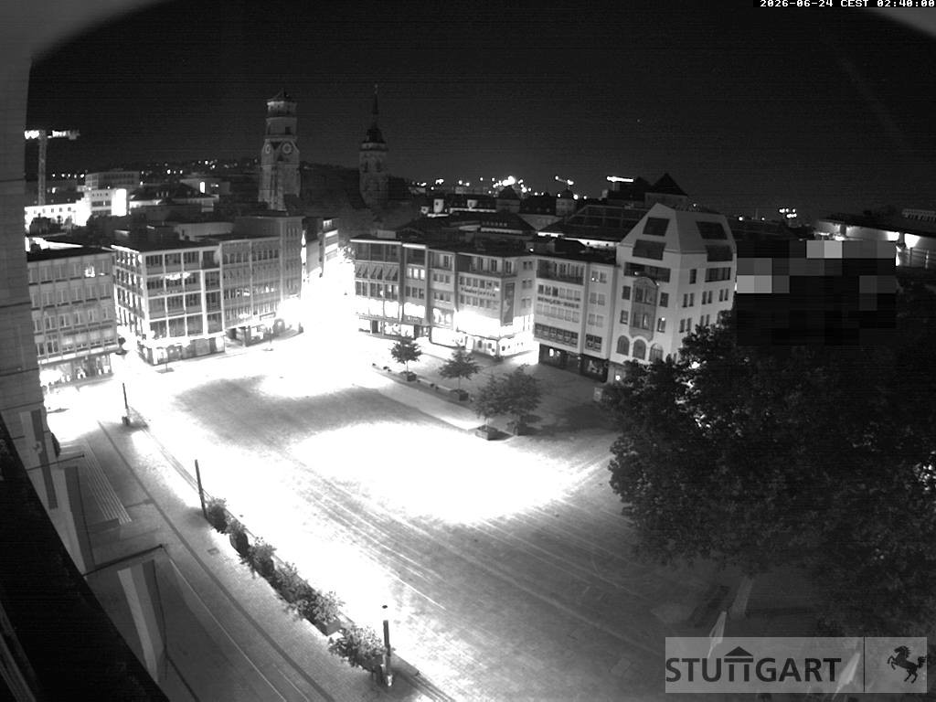 Archiv Foto Webcam Stuttgart: Marktplatz