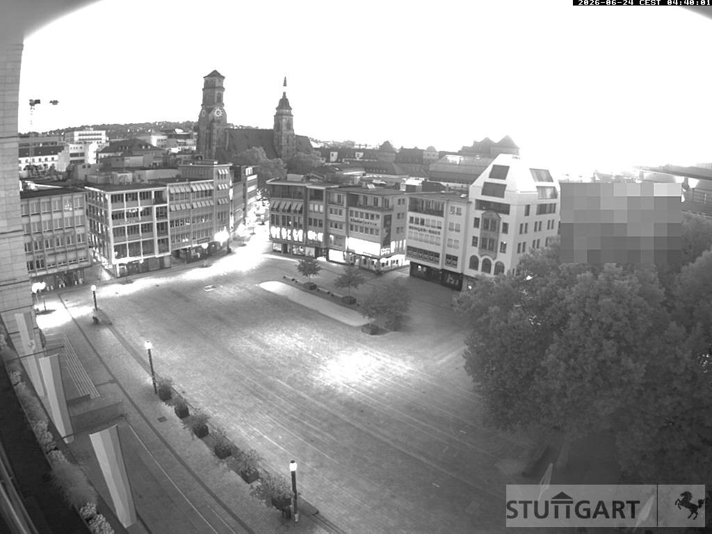 Archiv Foto Webcam Stuttgart: Marktplatz