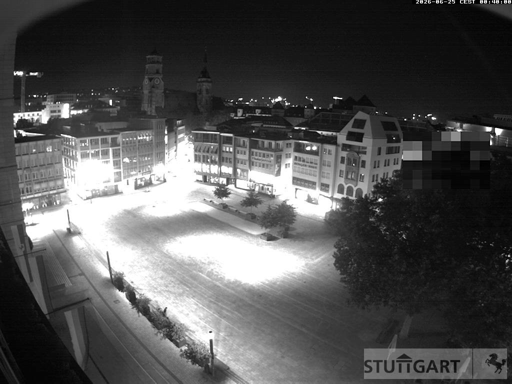 Archiv Foto Webcam Stuttgart: Marktplatz
