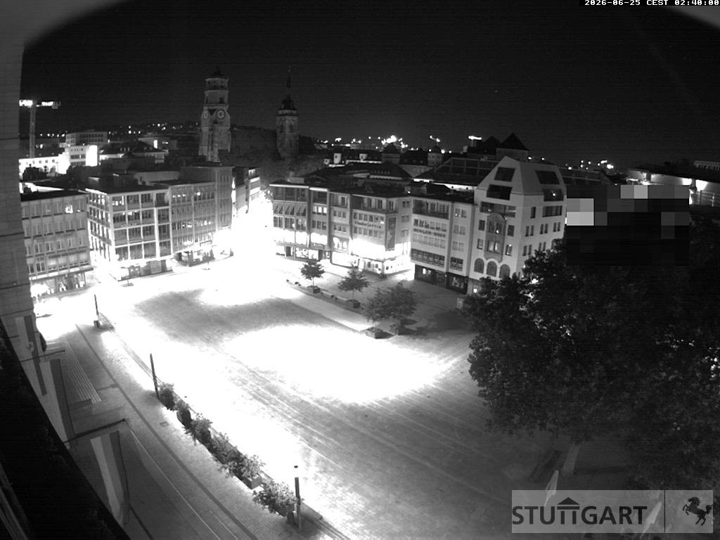 Archiv Foto Webcam Stuttgart: Marktplatz