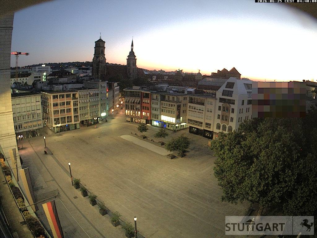 Archiv Foto Webcam Stuttgart: Marktplatz