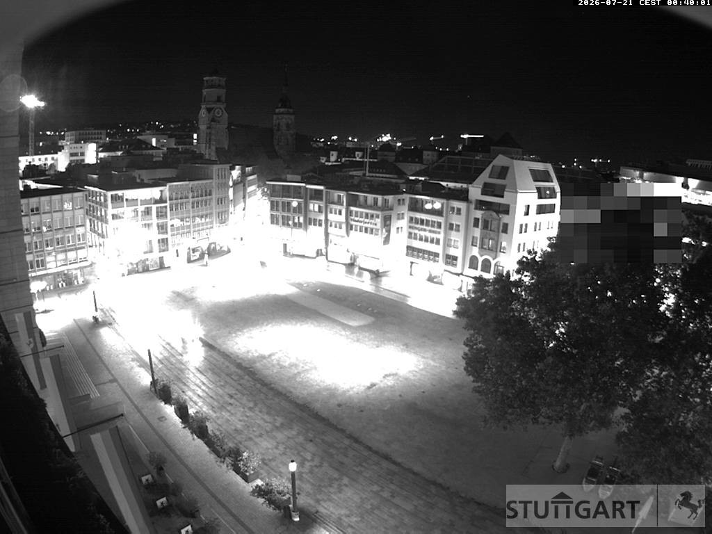 Archiv Foto Webcam Stuttgart: Marktplatz