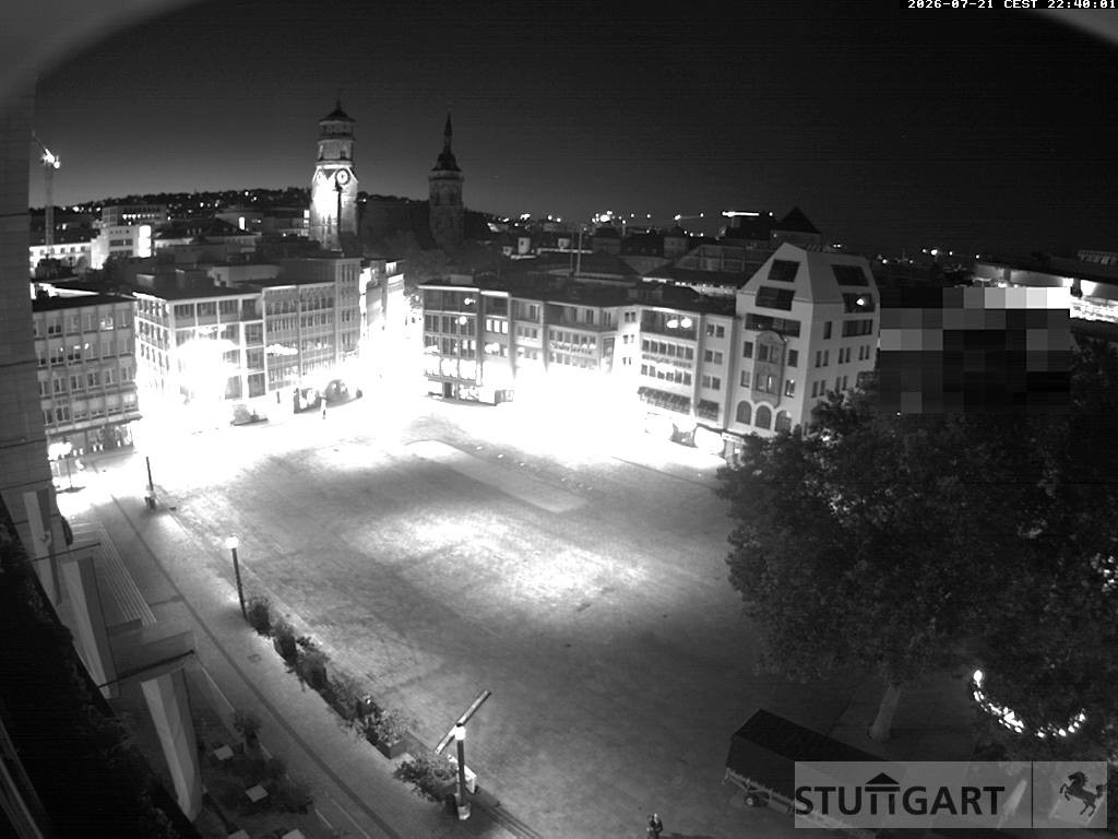 Archiv Foto Webcam Stuttgart: Marktplatz