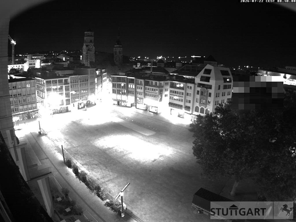 Archiv Foto Webcam Stuttgart: Marktplatz