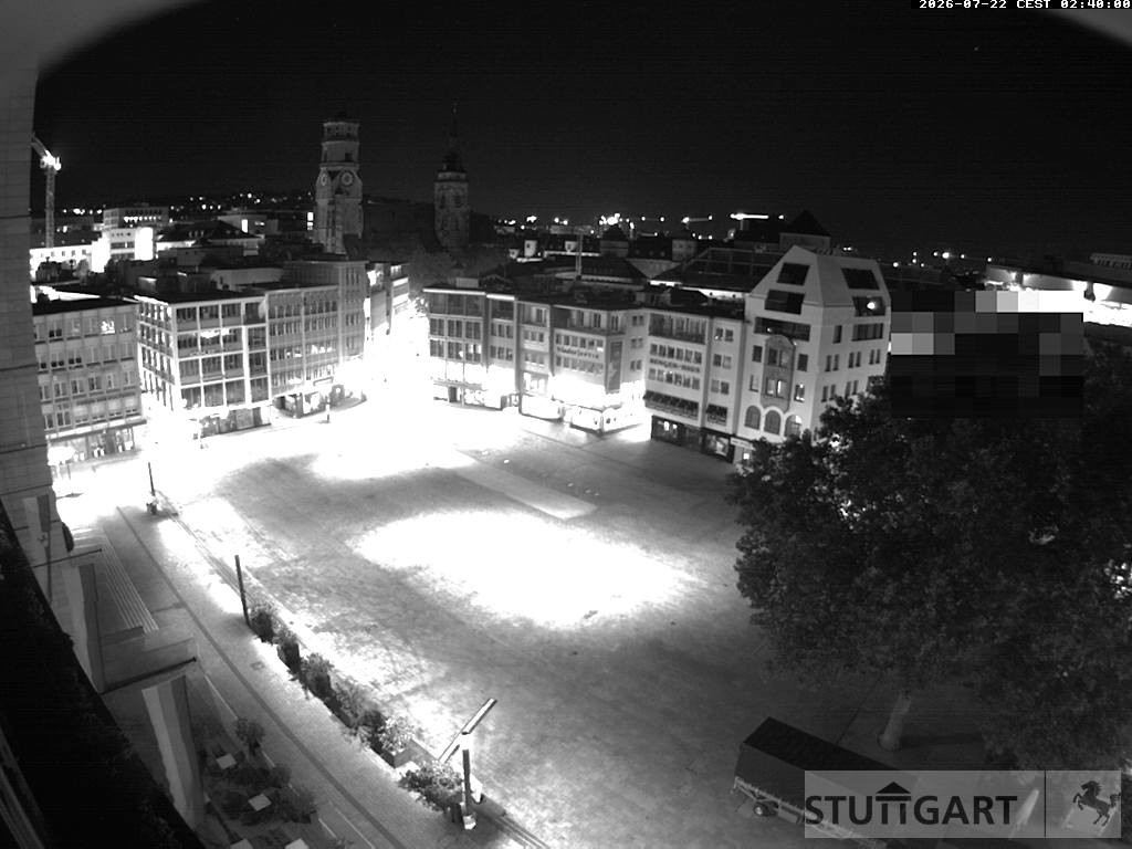 Archiv Foto Webcam Stuttgart: Marktplatz