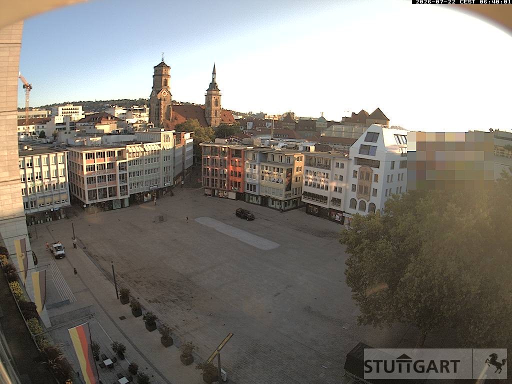 Archiv Foto Webcam Stuttgart: Marktplatz