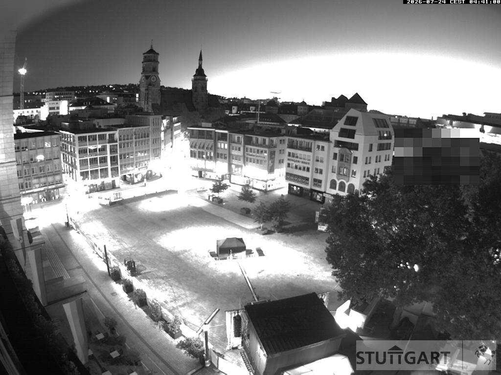 Archiv Foto Webcam Stuttgart: Marktplatz