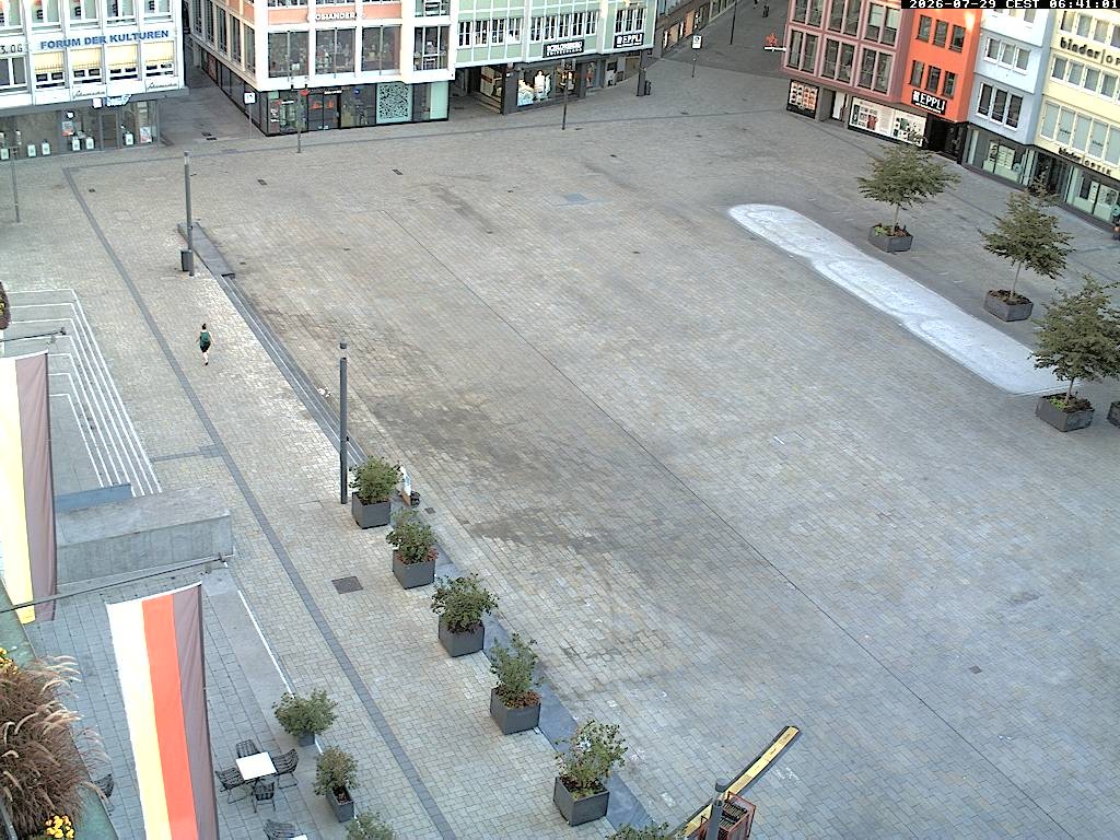Archiv Foto Webcam Stuttgart: Marktplatz