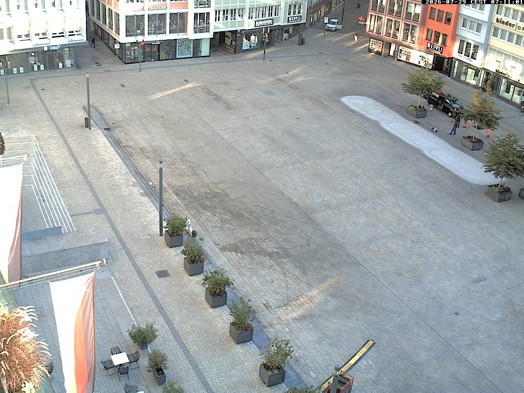 Archiv Foto Webcam Stuttgart: Marktplatz