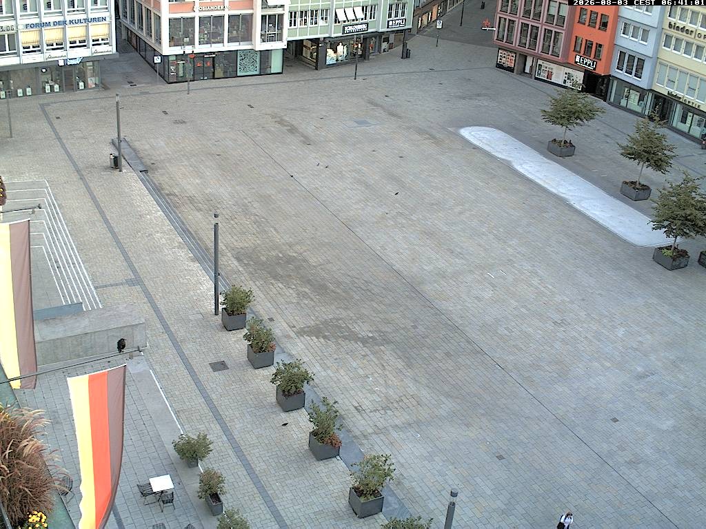 Archiv Foto Webcam Stuttgart: Marktplatz