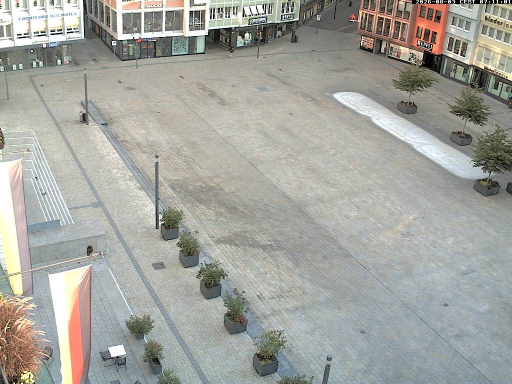 Archiv Foto Webcam Stuttgart: Marktplatz