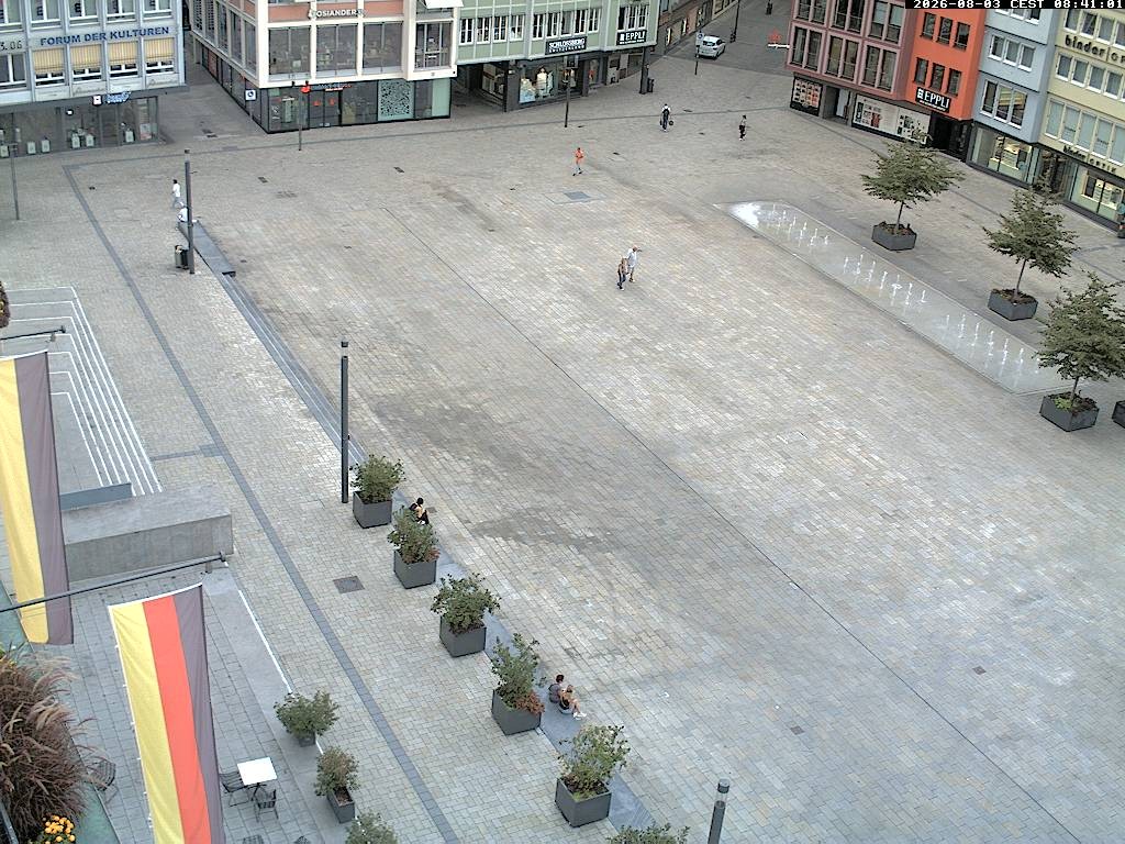 Archiv Foto Webcam Stuttgart: Marktplatz