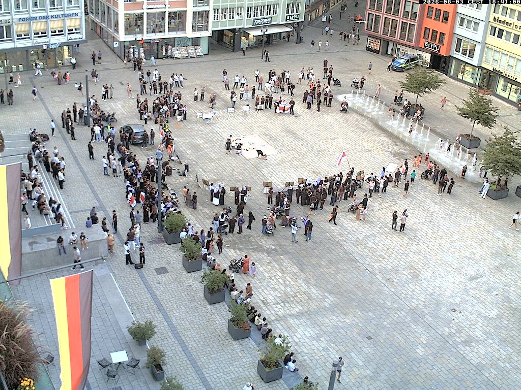 Archiv Foto Webcam Stuttgart: Marktplatz