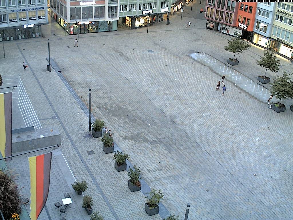 Archiv Foto Webcam Stuttgart: Marktplatz