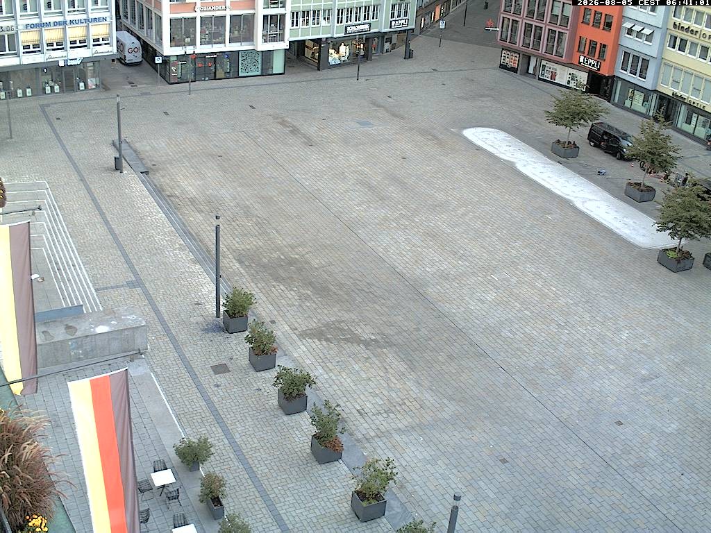 Archiv Foto Webcam Stuttgart: Marktplatz