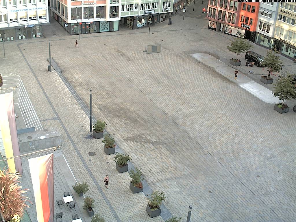 Archiv Foto Webcam Stuttgart: Marktplatz