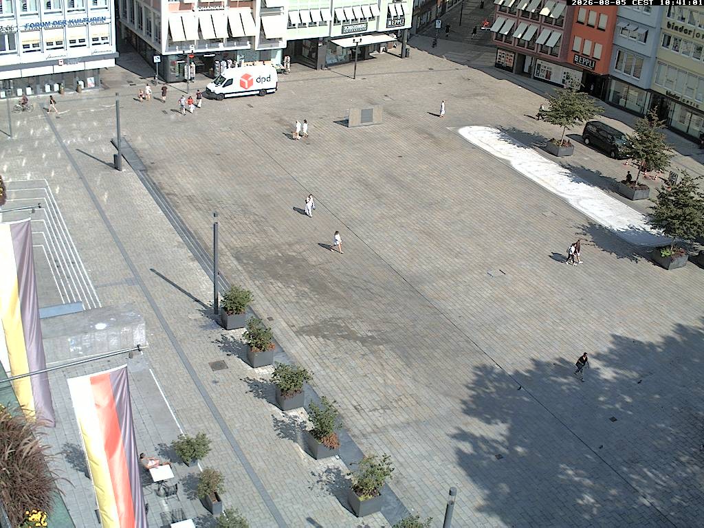Archiv Foto Webcam Stuttgart: Marktplatz