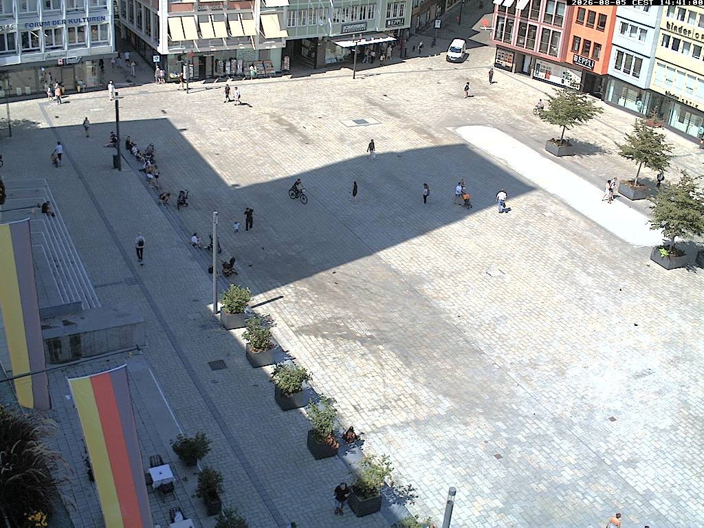 Archiv Foto Webcam Stuttgart: Marktplatz