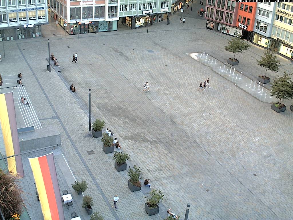 Archiv Foto Webcam Stuttgart: Marktplatz