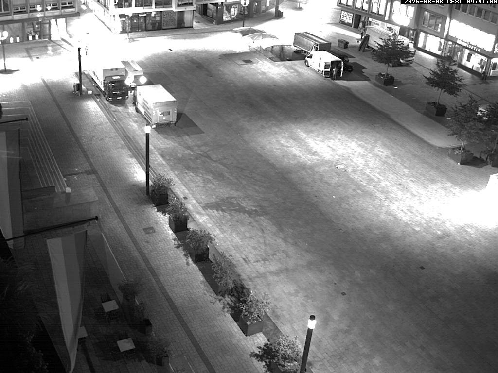Archived image Webcam Stuttgart at the Market Square