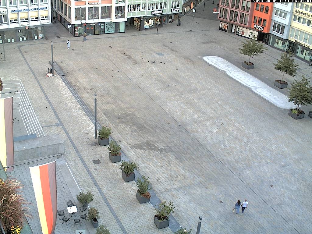 Archiv Foto Webcam Stuttgart: Marktplatz