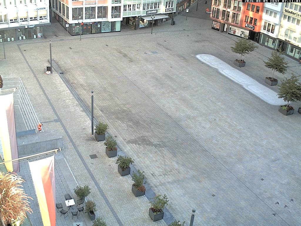 Archiv Foto Webcam Stuttgart: Marktplatz