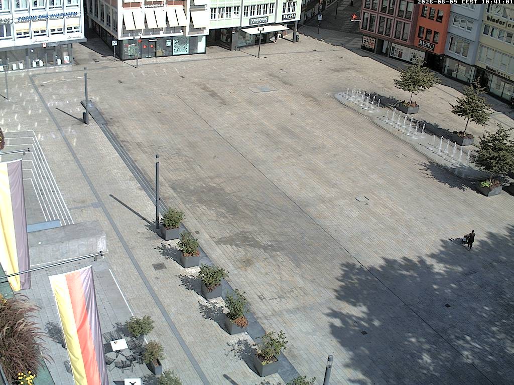 Archiv Foto Webcam Stuttgart: Marktplatz