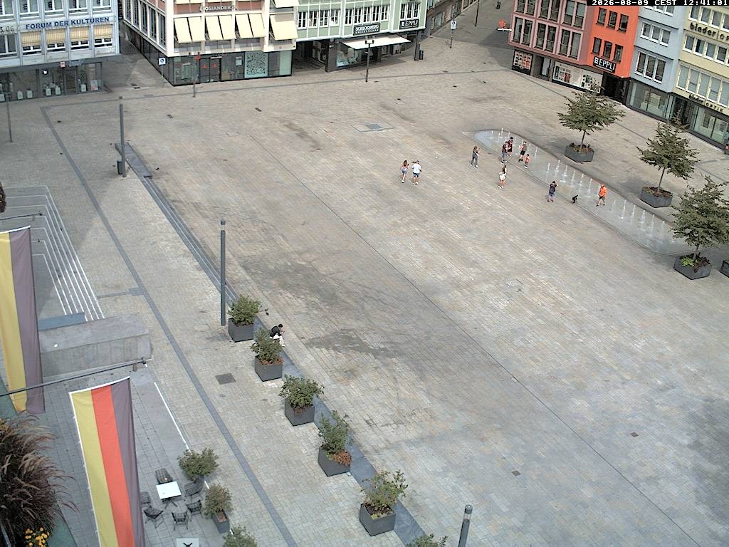 Archiv Foto Webcam Stuttgart: Marktplatz