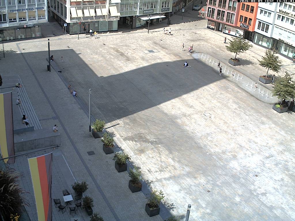 Archiv Foto Webcam Stuttgart: Marktplatz