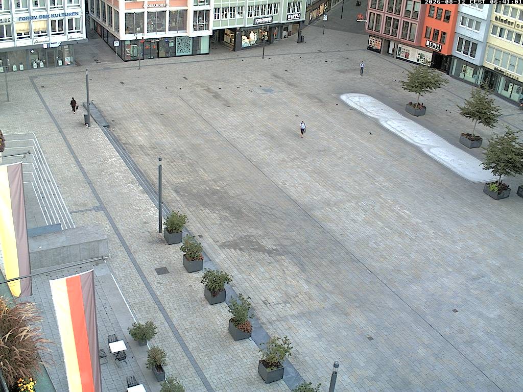 Archiv Foto Webcam Stuttgart: Marktplatz