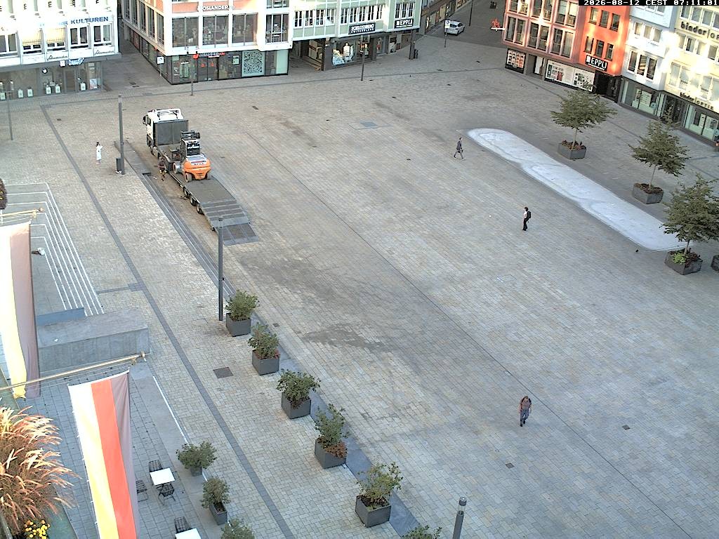 Archiv Foto Webcam Stuttgart: Marktplatz