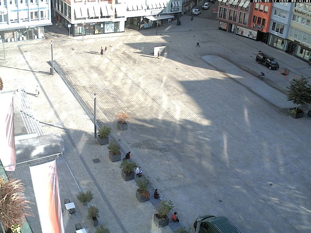 Archived image Webcam Stuttgart at the Market Square