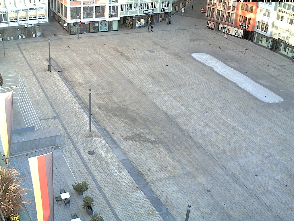 Archiv Foto Webcam Stuttgart: Marktplatz