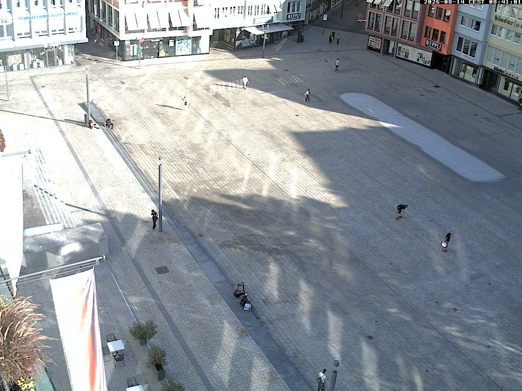 Archiv Foto Webcam Stuttgart: Marktplatz
