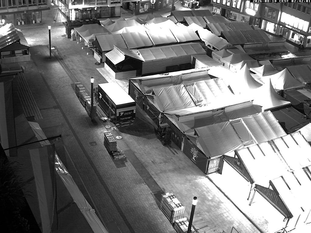 Archived image Webcam Stuttgart at the Market Square