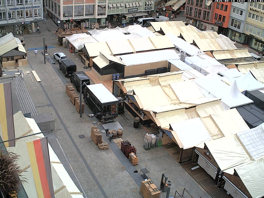 Archiv Foto Webcam Stuttgart: Marktplatz