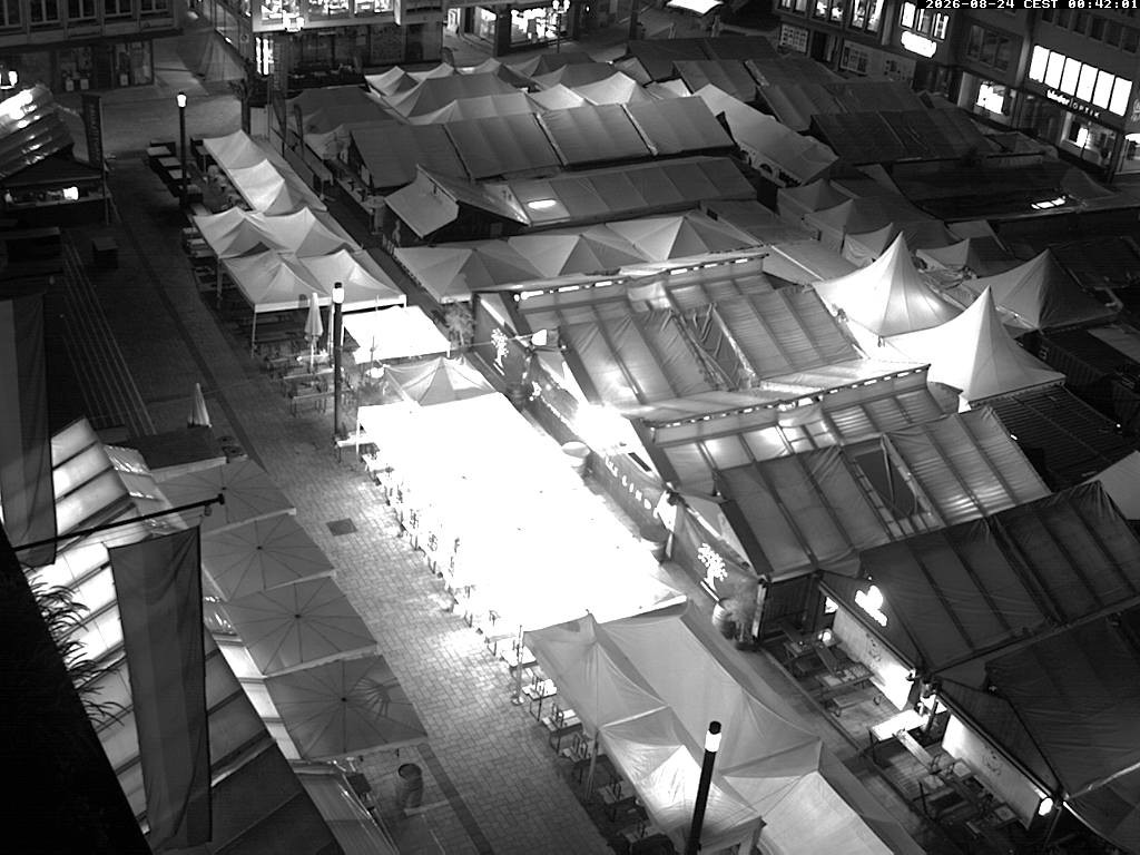 Archived image Webcam Stuttgart at the Market Square