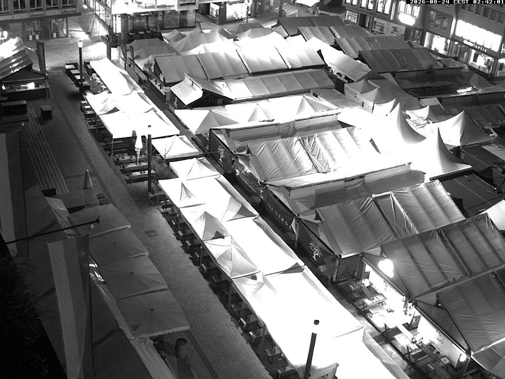 Archived image Webcam Stuttgart at the Market Square