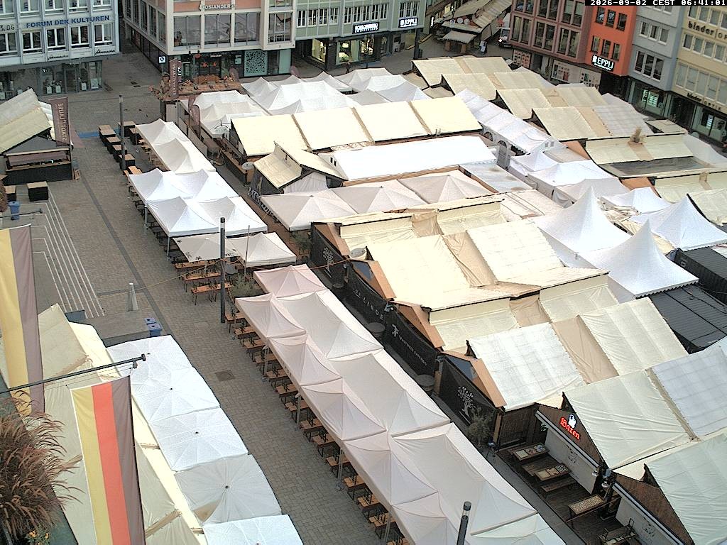 Archiv Foto Webcam Stuttgart: Marktplatz