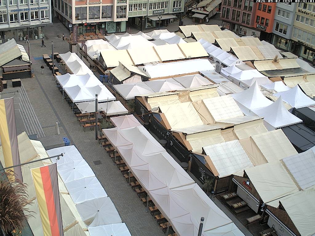 Archiv Foto Webcam Stuttgart: Marktplatz
