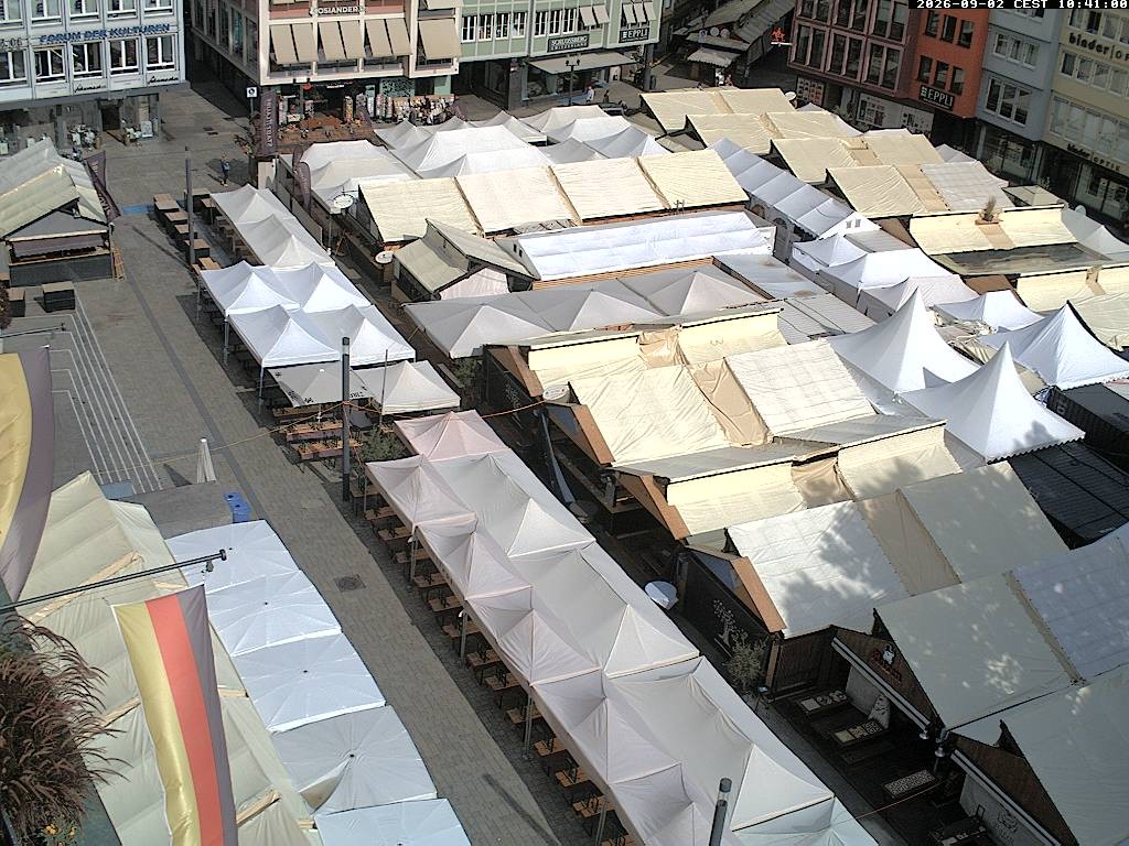 Archiv Foto Webcam Stuttgart: Marktplatz