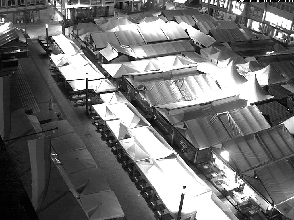 Archived image Webcam Stuttgart at the Market Square