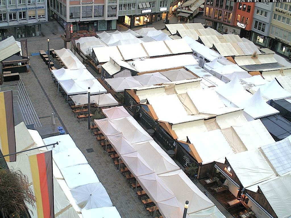 Archiv Foto Webcam Stuttgart: Marktplatz