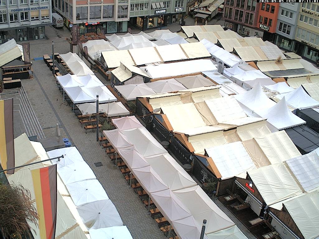 Archiv Foto Webcam Stuttgart: Marktplatz