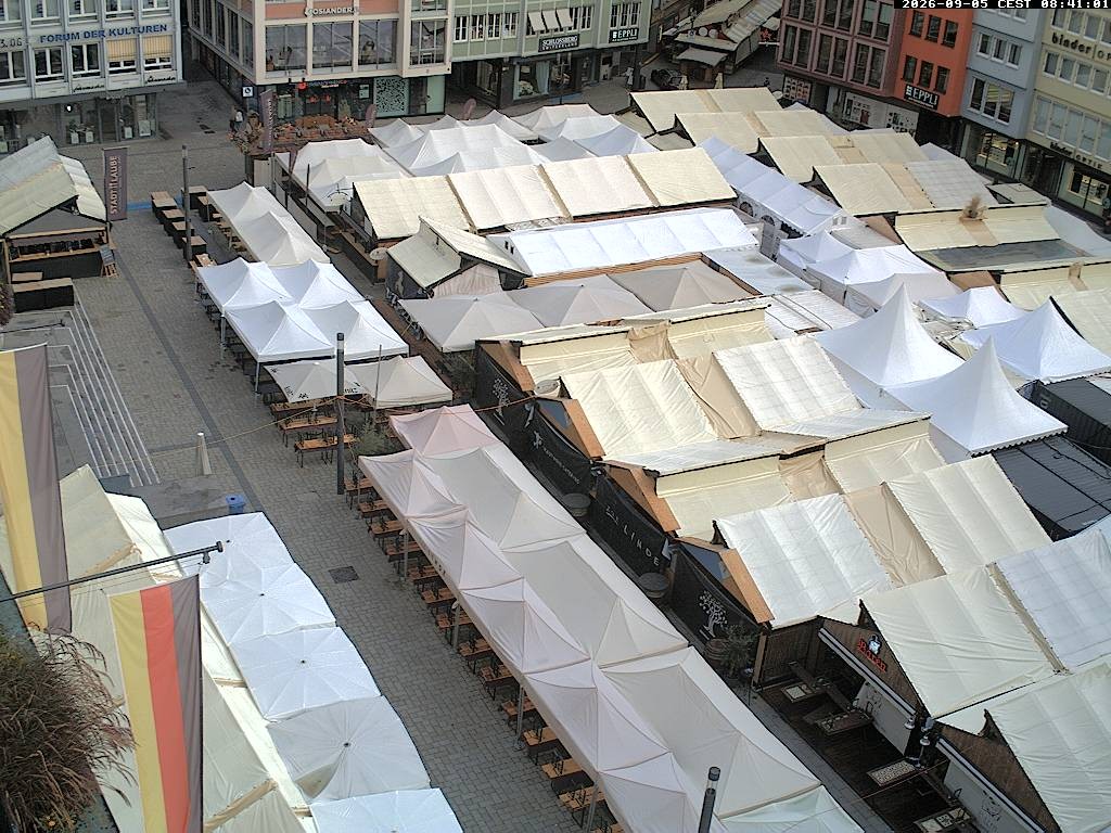 Archiv Foto Webcam Stuttgart: Marktplatz
