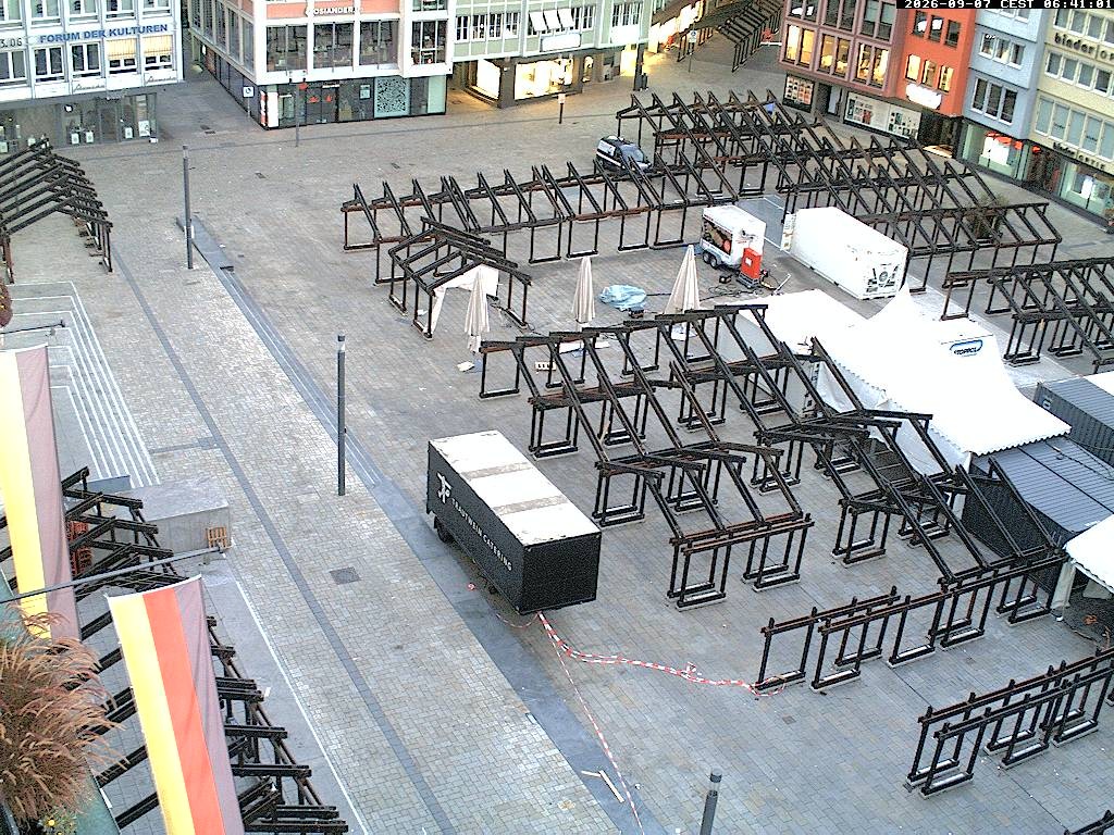 Archiv Foto Webcam Stuttgart: Marktplatz