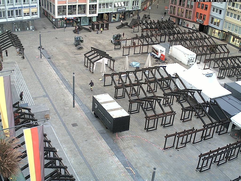 Archiv Foto Webcam Stuttgart: Marktplatz