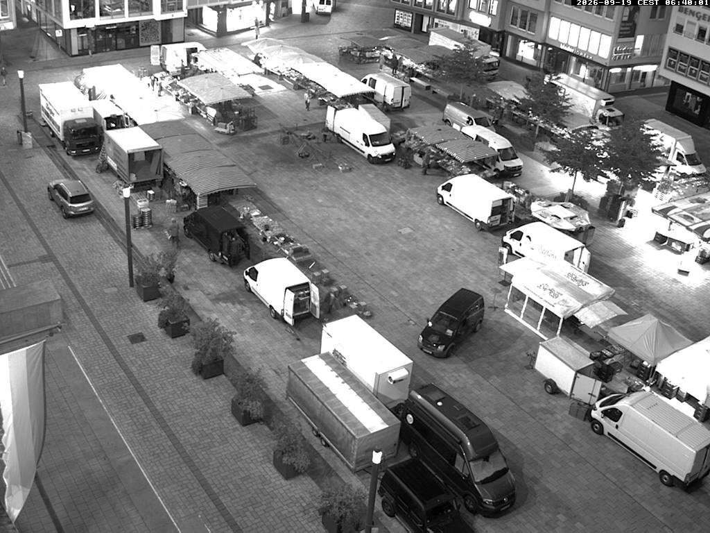 Archiv Foto Webcam Stuttgart: Marktplatz
